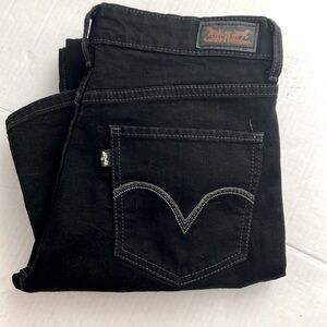 Levi's Black Jeans midrise skinny size 8 M